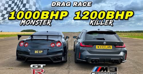 BMW M3 vs. Nissan GT-R: Soundduell mit über 1.000 PS