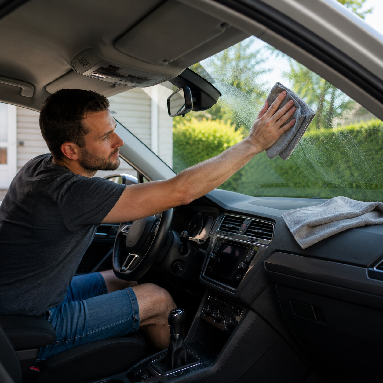 Autoscheiben innen reinigen – Streifenfrei klare Sicht im Auto