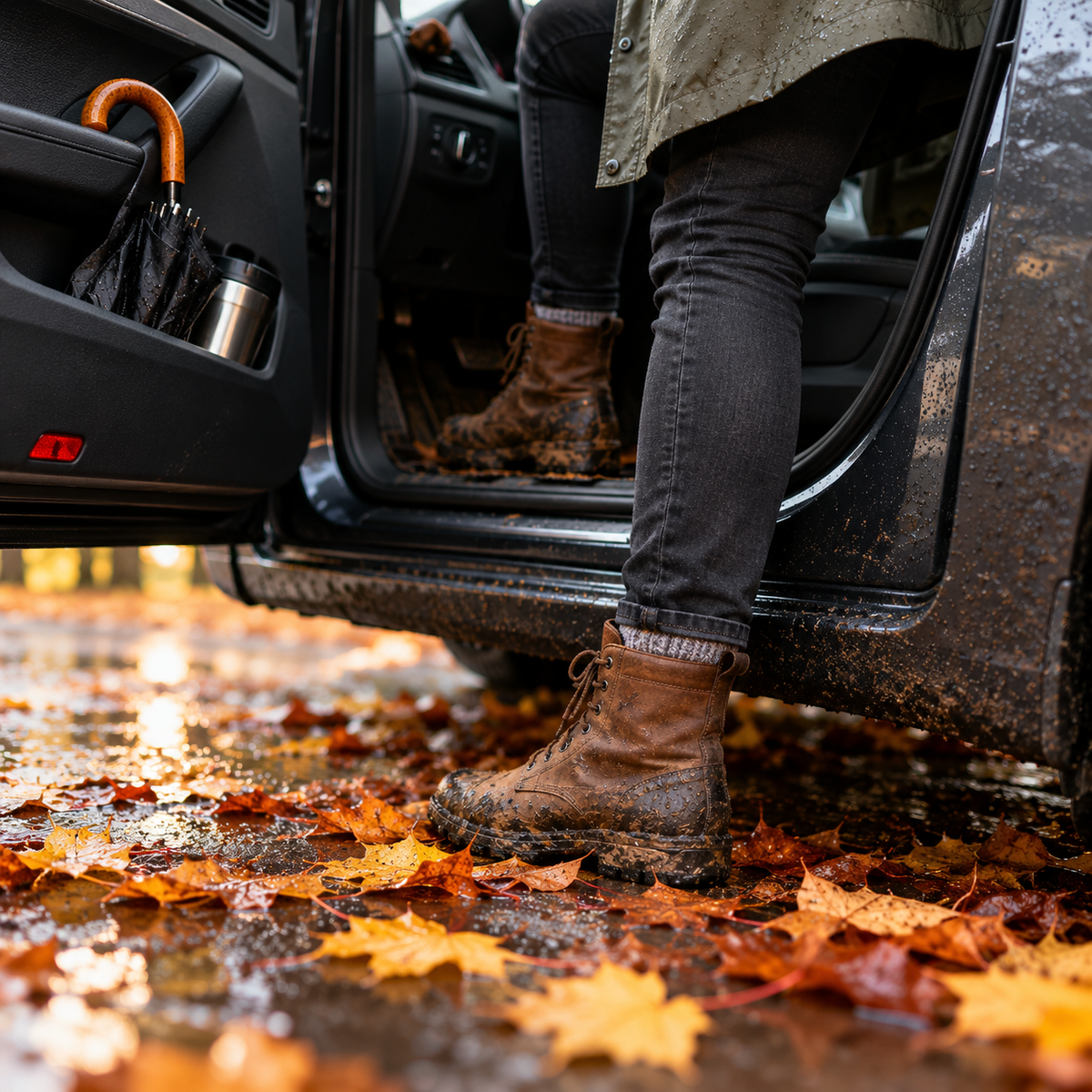 Feuchtigkeit im Auto: So bleiben Innenraum und Fußmatten im Herbst trocken