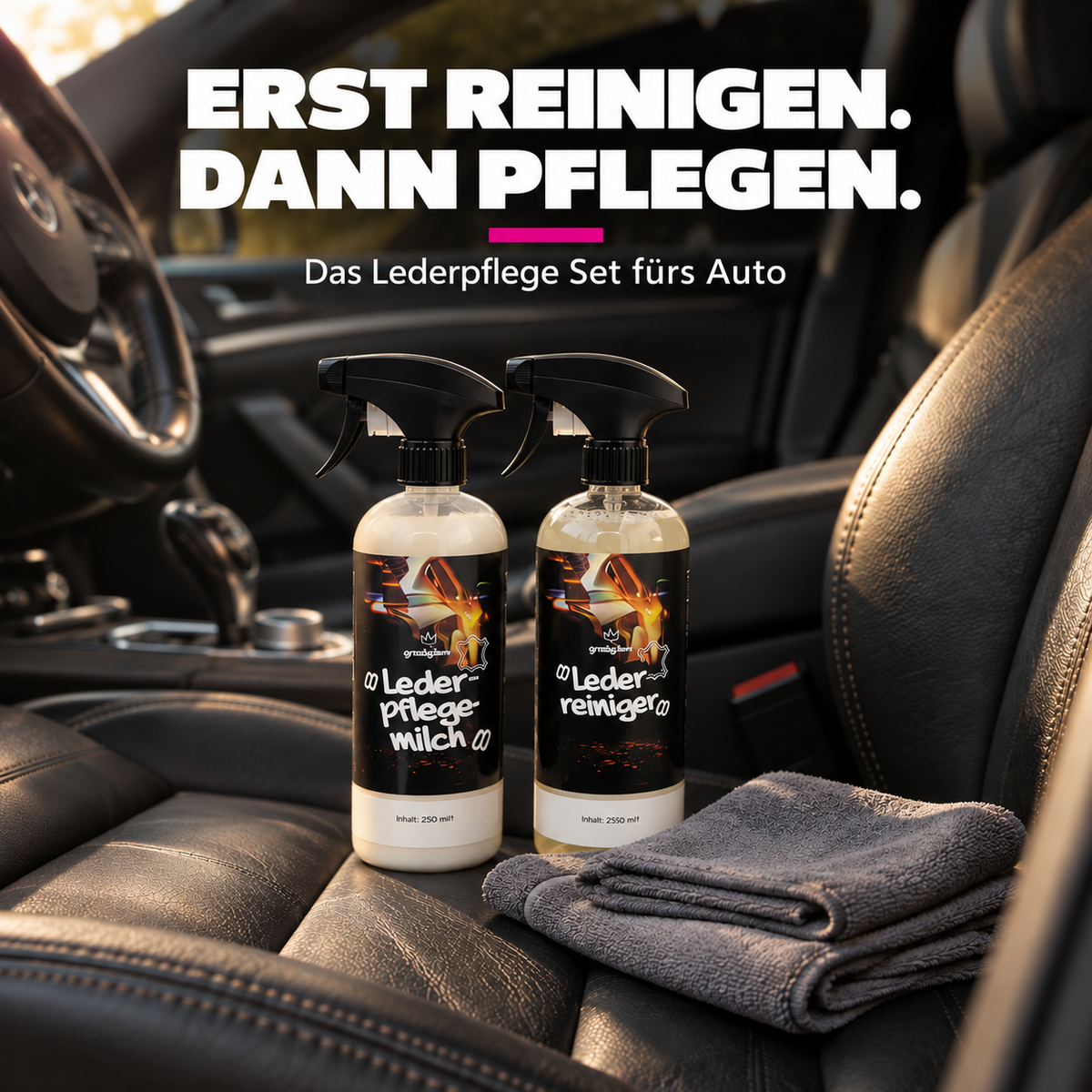 Lederpflege Set Auto: So reinigst und pflegst du Autoleder richtig