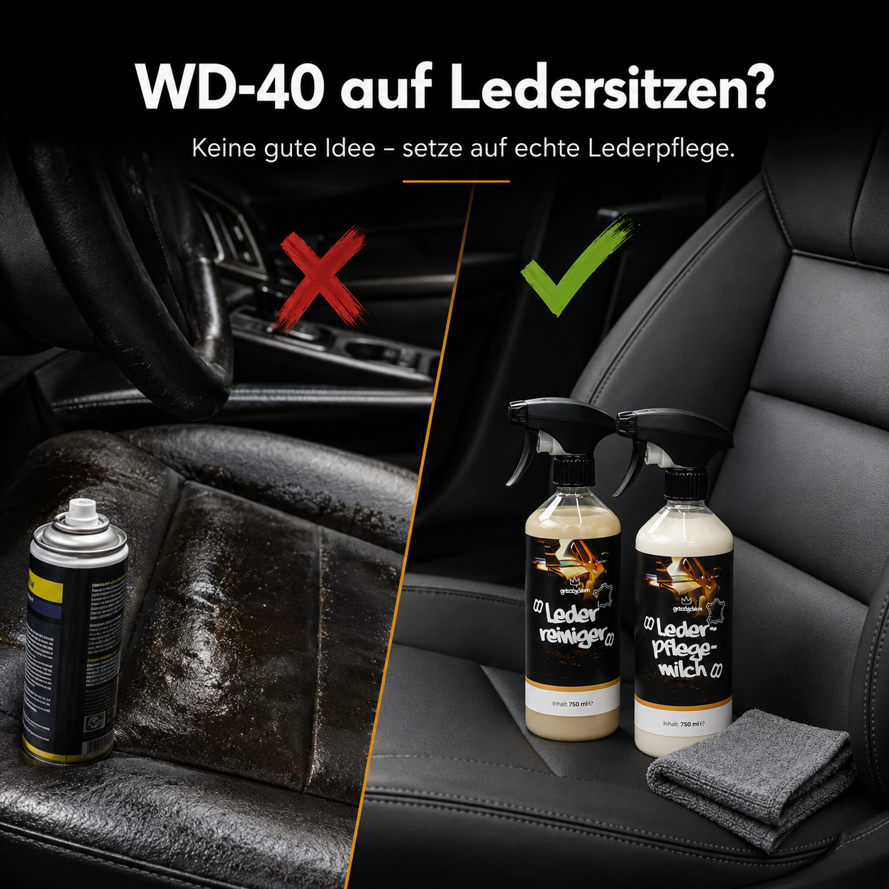 WD-40 auf Leder – warum du es im Auto besser nicht verwenden solltest