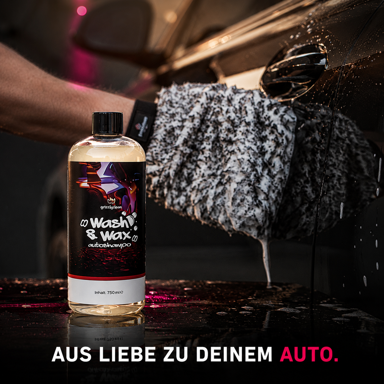 GrizzlyClean Autopflege Glanz Wäsche Set