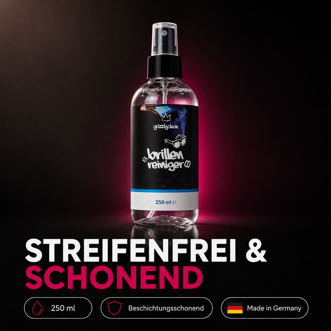 Brillenreiniger Spray – Brillengläser schlierenfrei reinigen