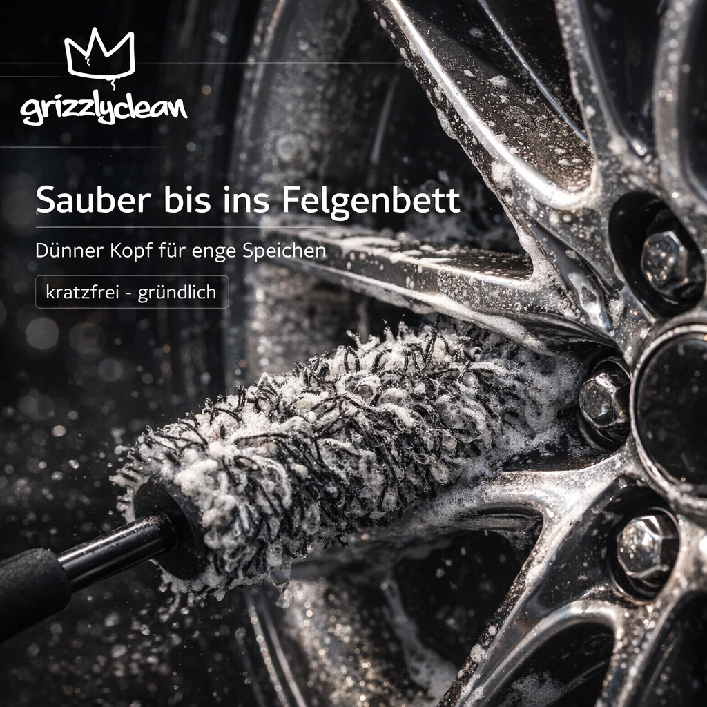 GrizzlyClean Felgenbürste