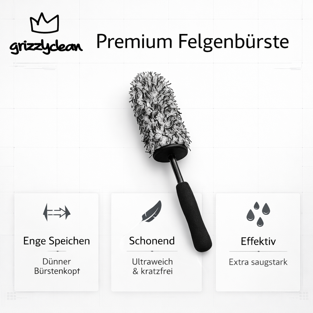 GrizzlyClean Felgenbürste