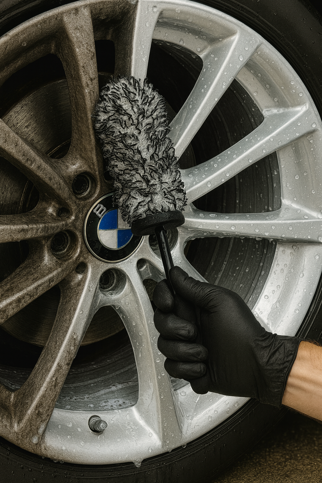 Microfaser Felgenbürste