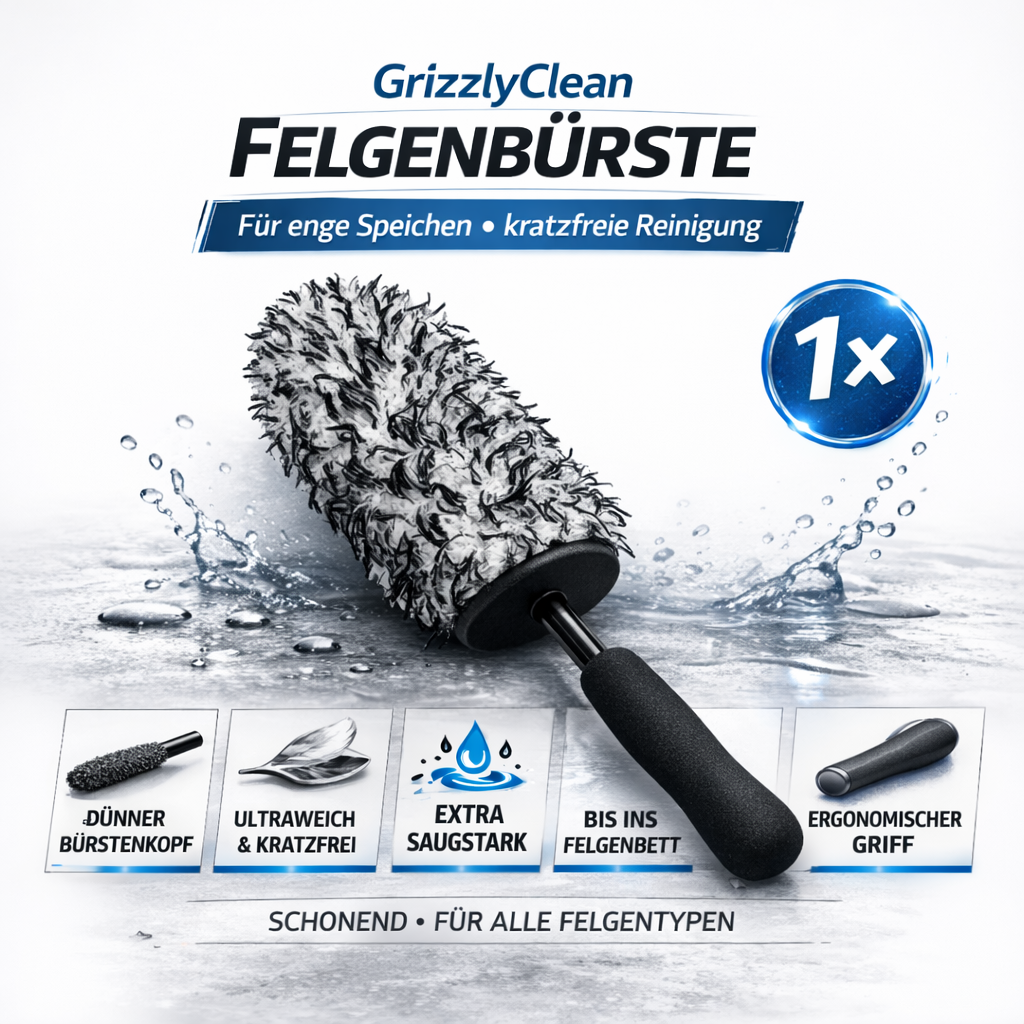 GrizzlyClean Felgenbürste