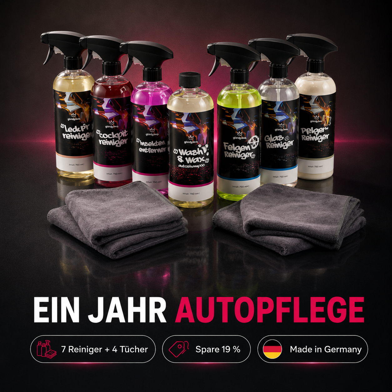 GrizzlyClean Autopflege Komplett Set