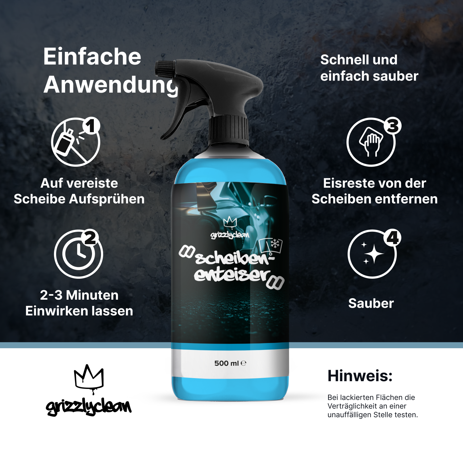 Scheibenenteiser Spar Set