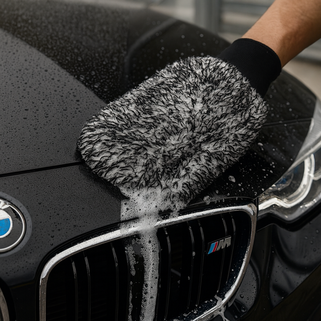 Microfaser Waschhandschuh
