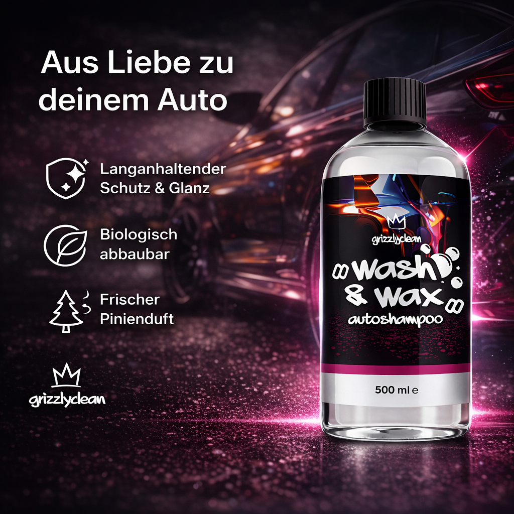 Autoshampoo mit Wachs