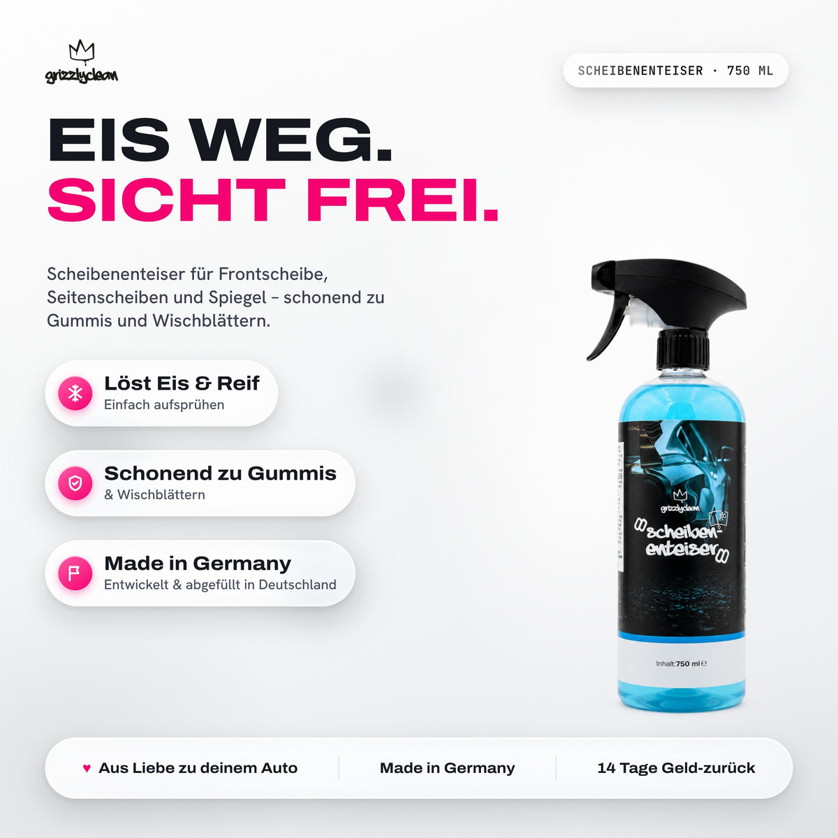 GrizzlyClean Scheibenenteiser