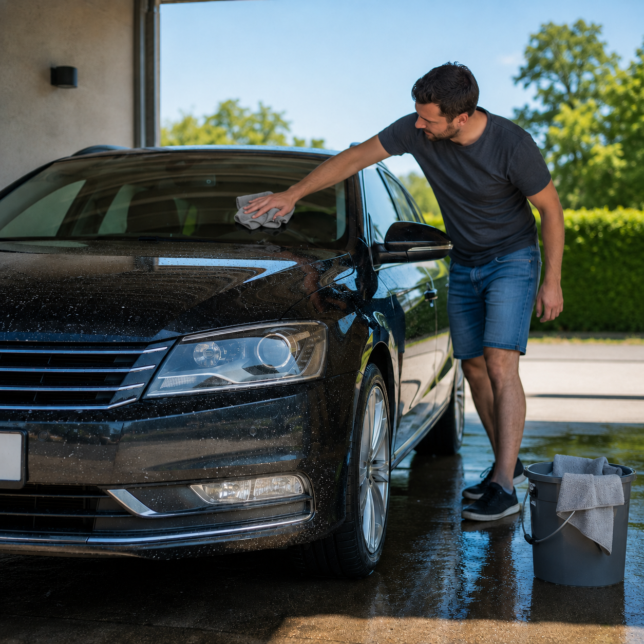 Autoreinigung im Sommer – So schützt du dein Auto vor Hitze, Sonne & Insekten