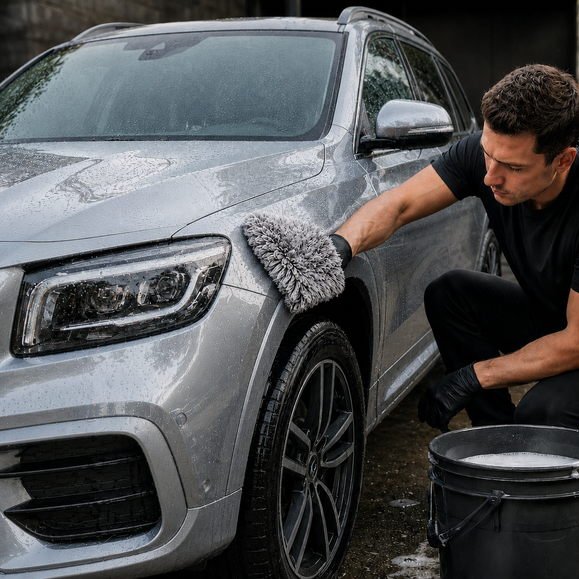 Auto waschen: Diese Fehler solltest du vermeiden