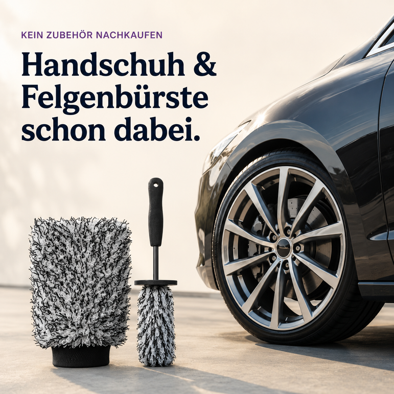GrizzlyClean Autopflege Glanz Wäsche Set