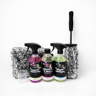 GrizzlyClean Autopflege Set Außen, 6 Teile