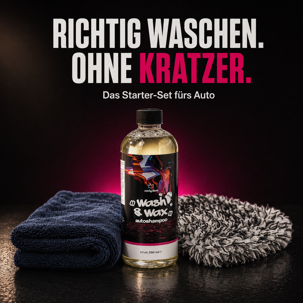 GrizzlyClean Außenwäsche Starter Set