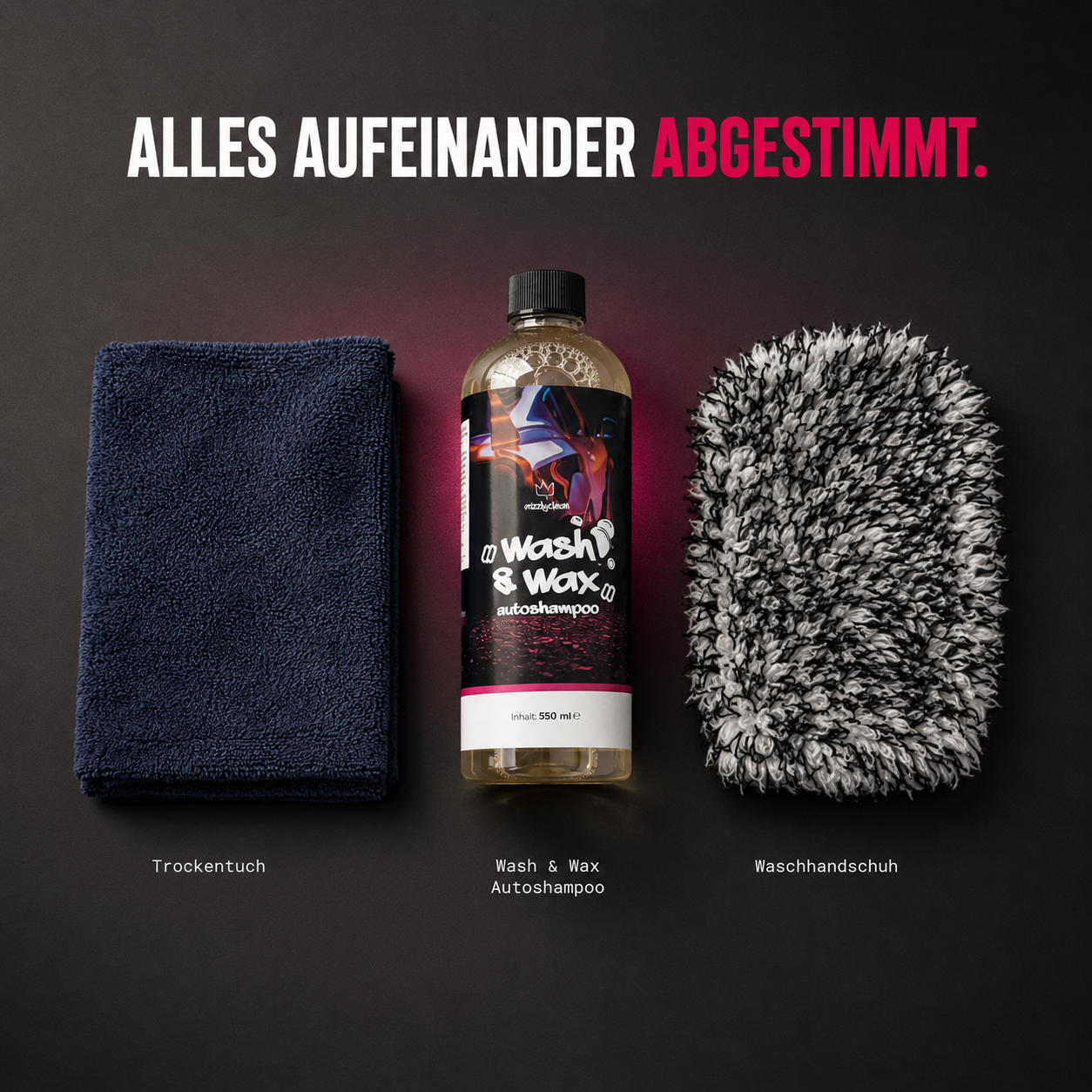 GrizzlyClean Außenwäsche Starter Set