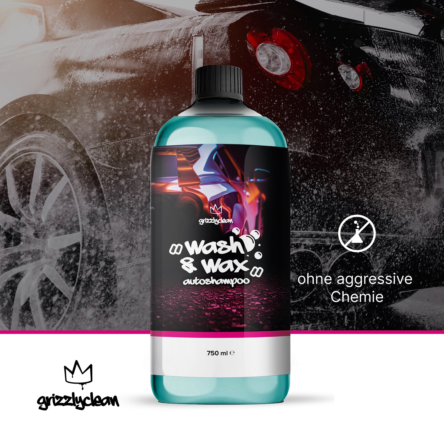 Autoshampoo mit Wachs