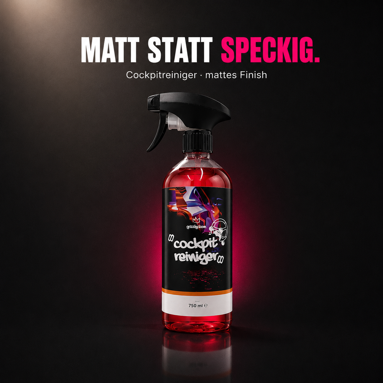 Cockpitspray – Armaturenbrett reinigen & pflegen mit mattem Finish