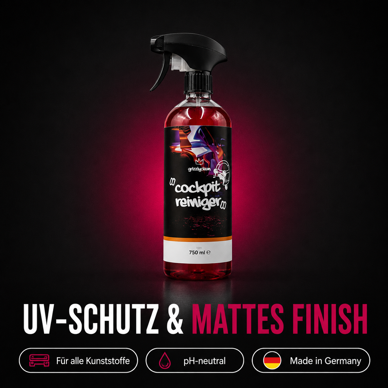 Cockpitspray – Armaturenbrett reinigen & pflegen mit mattem Finish