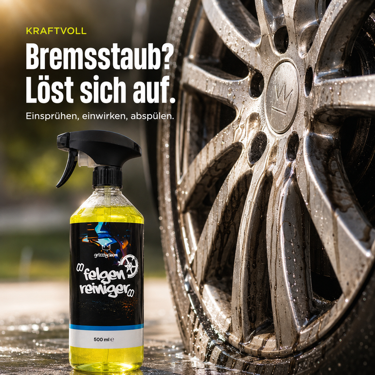 Felgenreiniger säurefrei – Bremsstaub von Alufelgen lösen ohne Schrubben
