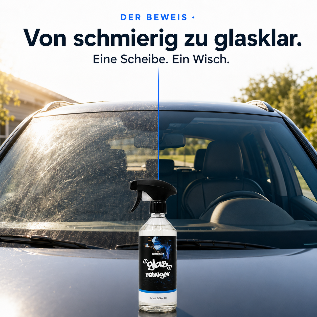 Autoglasreiniger – Scheiben streifenfrei reinigen, ammoniakfrei