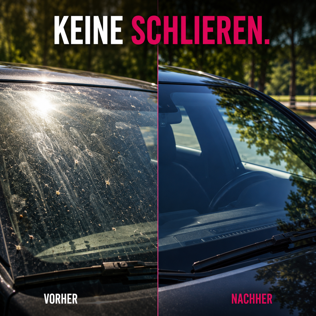 Autoglasreiniger – Scheiben streifenfrei reinigen, ammoniakfrei