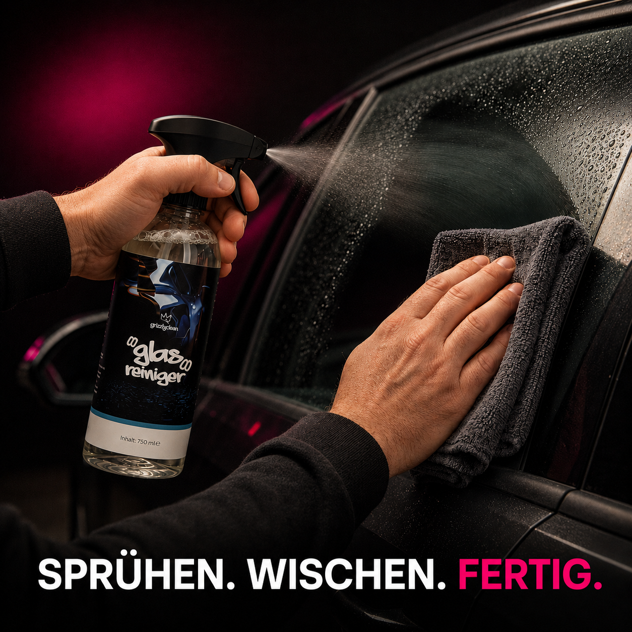 GrizzlyClean Glasreinigung Set