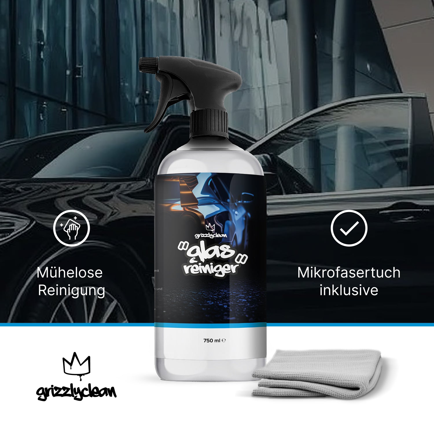 Glasreiniger Auto – streifenfreie & gründliche Reinigung aller Autoscheiben