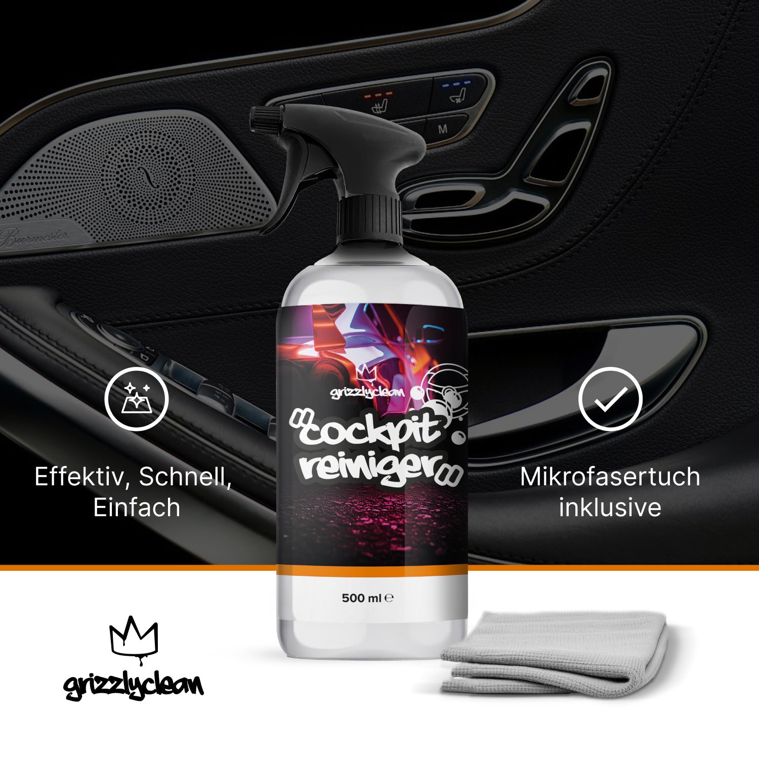 Cockpitspray für Fahrzeuge