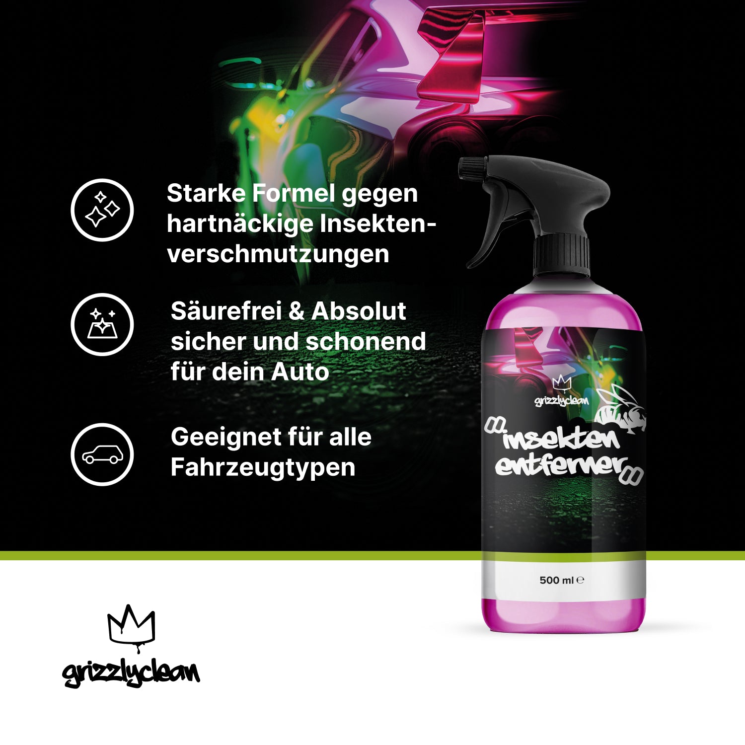 Insektenentferner Auto
