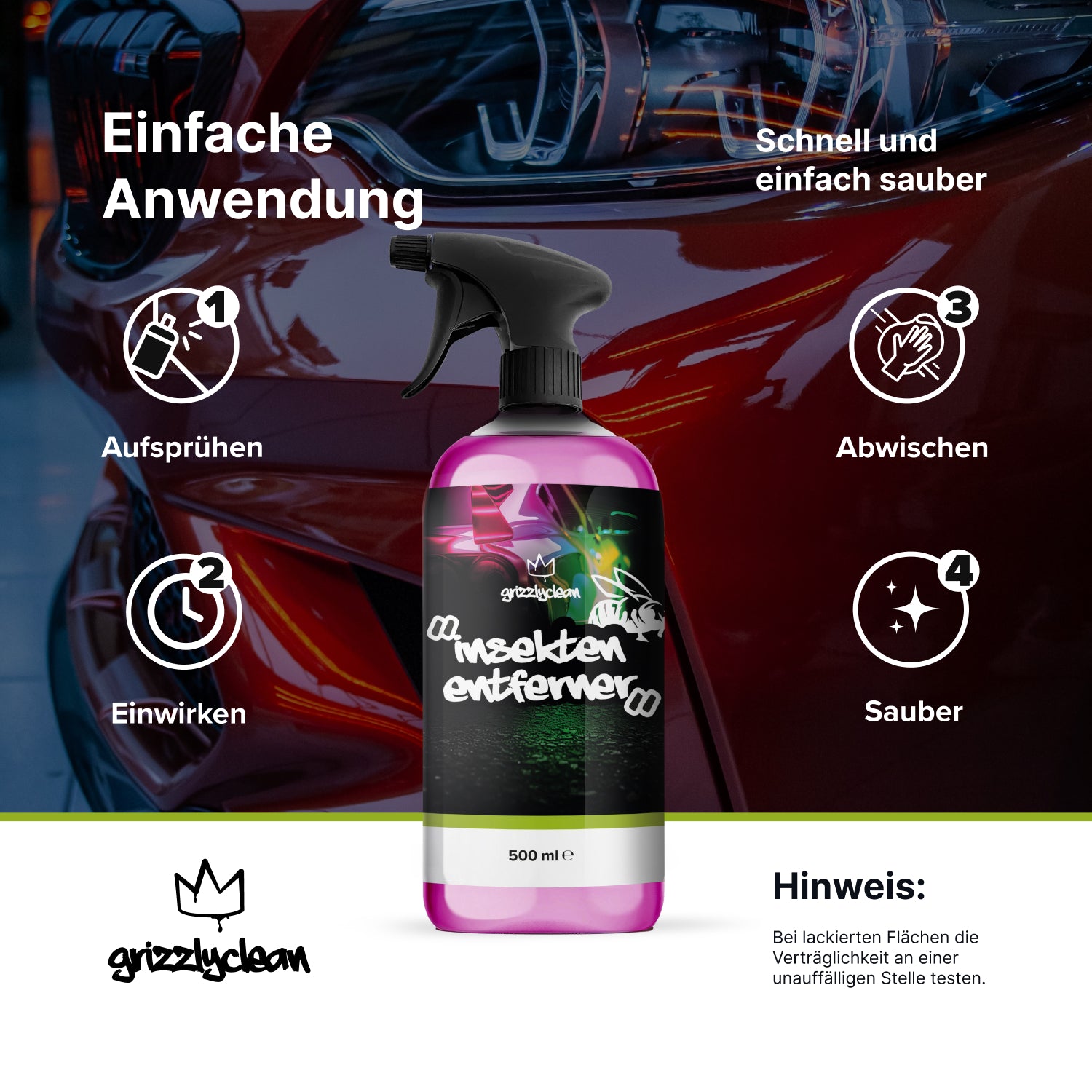 Insektenentferner Auto