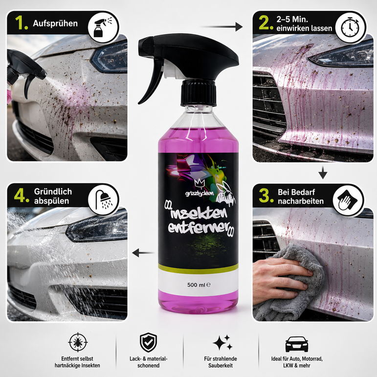 GrizzlyClean Insektenentferner Auto