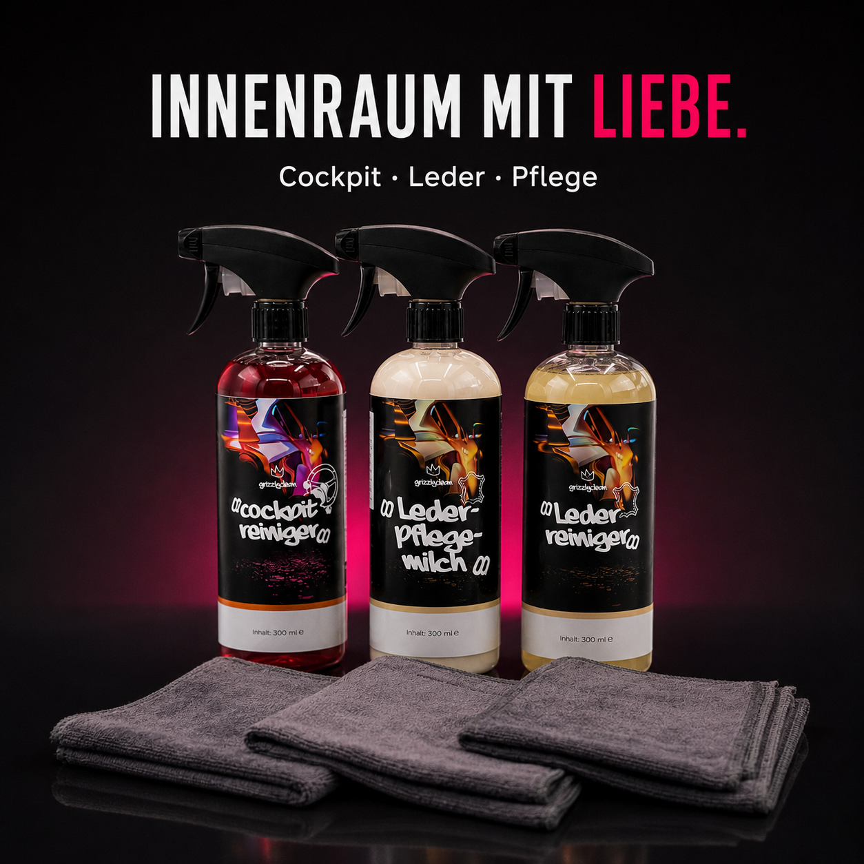 GrizzlyClean Leather Love Set