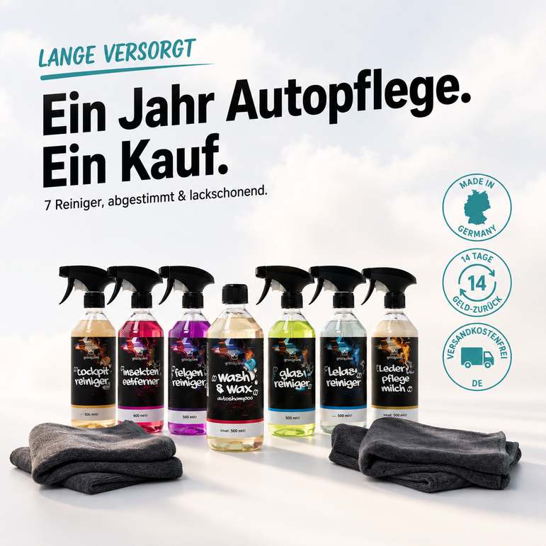 GrizzlyClean Autopflege Komplett Set