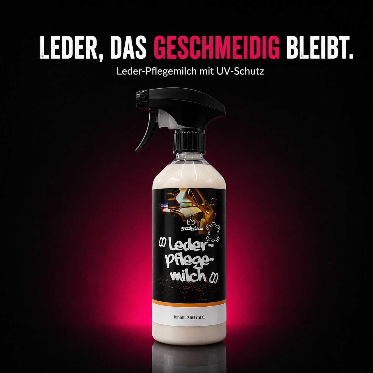 Leder-Pflegemilch Auto – Ledersitze pflegen, schützen & geschmeidig halten