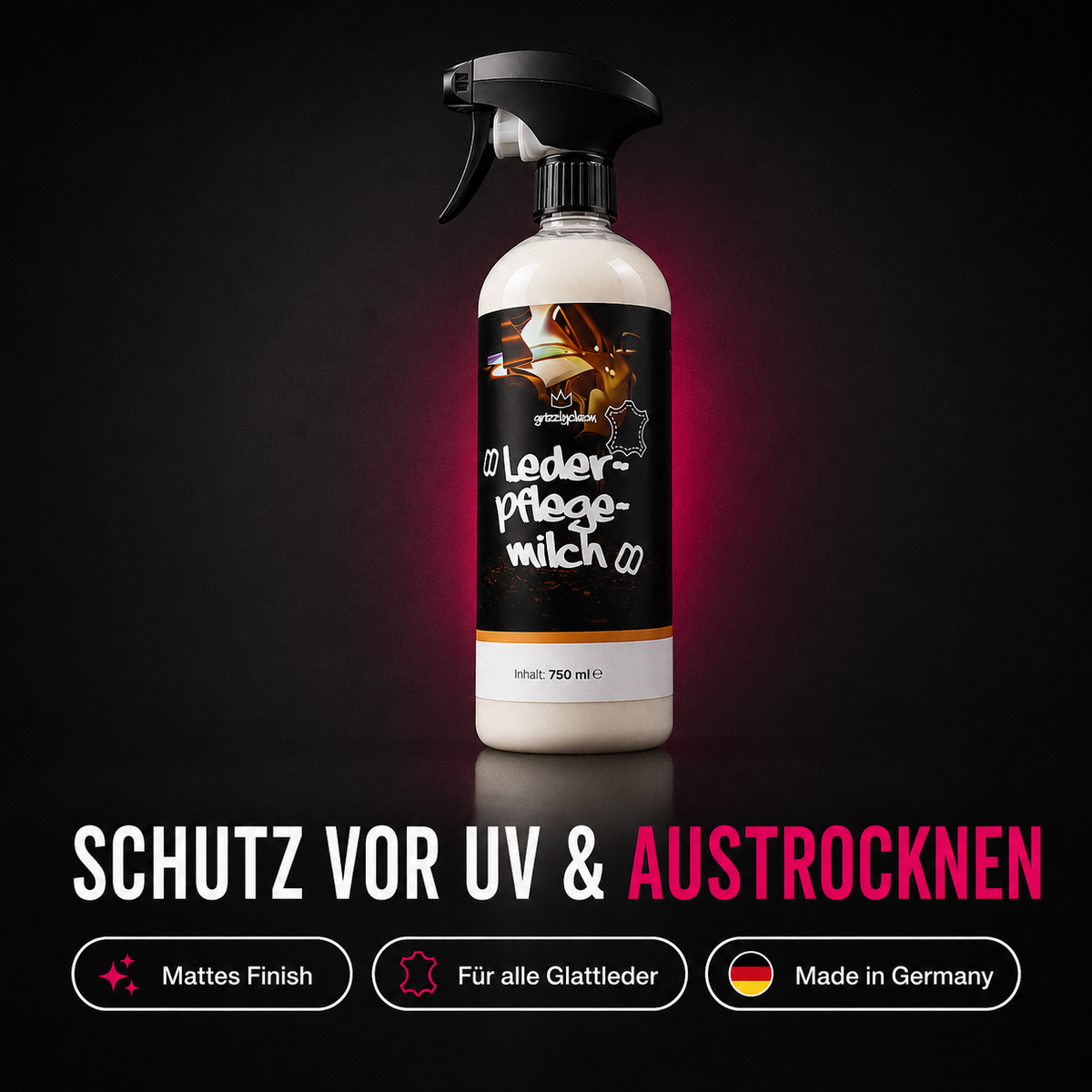 Leder-Pflegemilch Auto – Ledersitze pflegen, schützen & geschmeidig halten