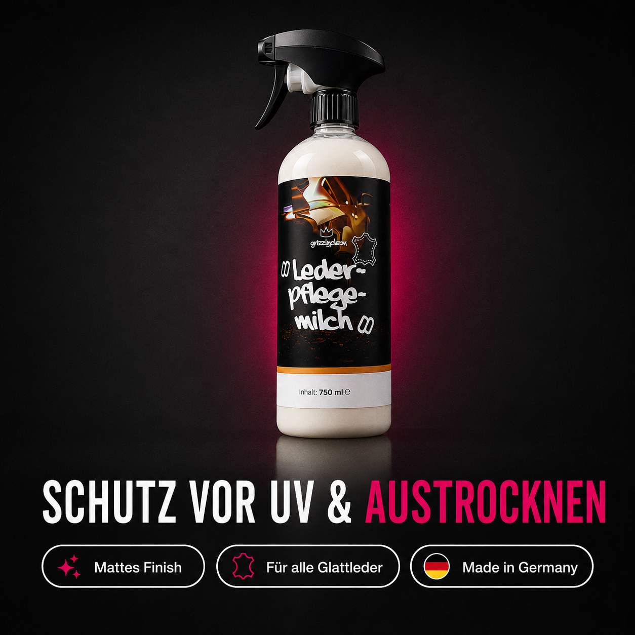 Leder-Pflegemilch Auto – Ledersitze pflegen, schützen & geschmeidig halten