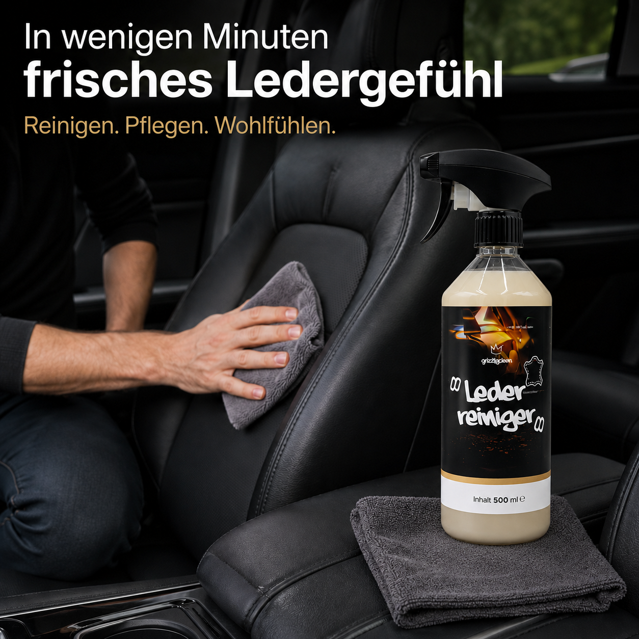 Lederreiniger Auto – Ledersitze tiefenrein & schonend reinigen