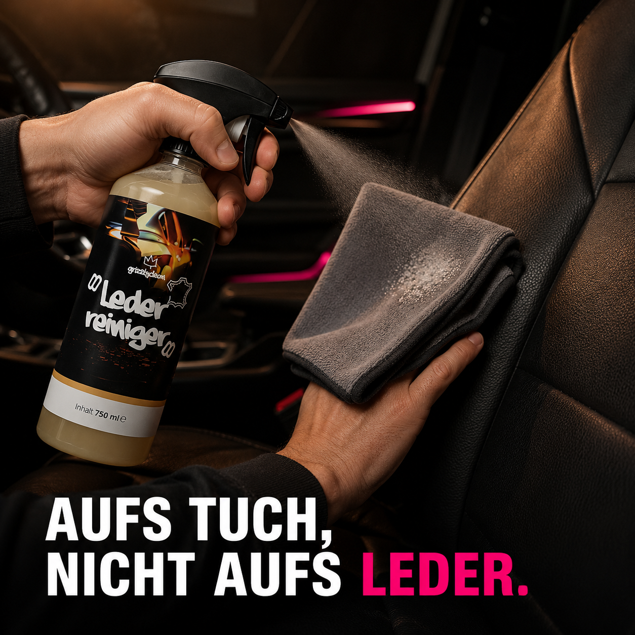 Lederreiniger Auto – Ledersitze tiefenrein & schonend reinigen