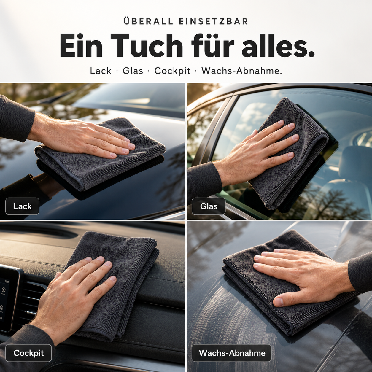 GrizzlyClean Easy Finish Microfasertücher