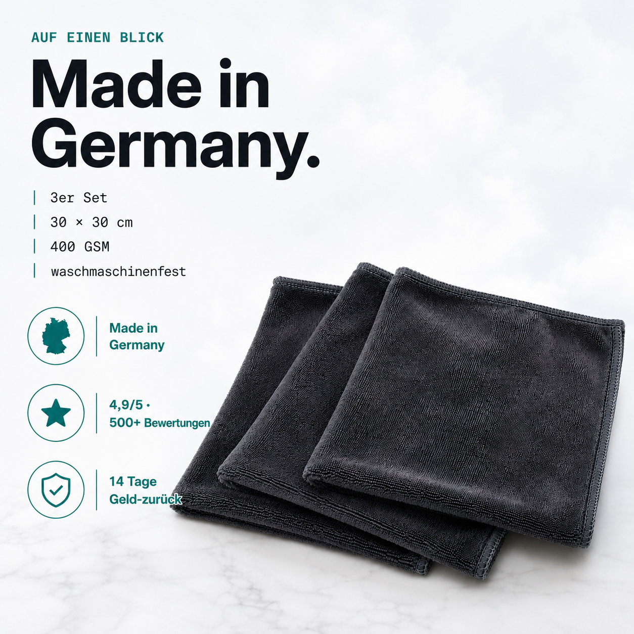 GrizzlyClean Easy Finish Microfasertücher