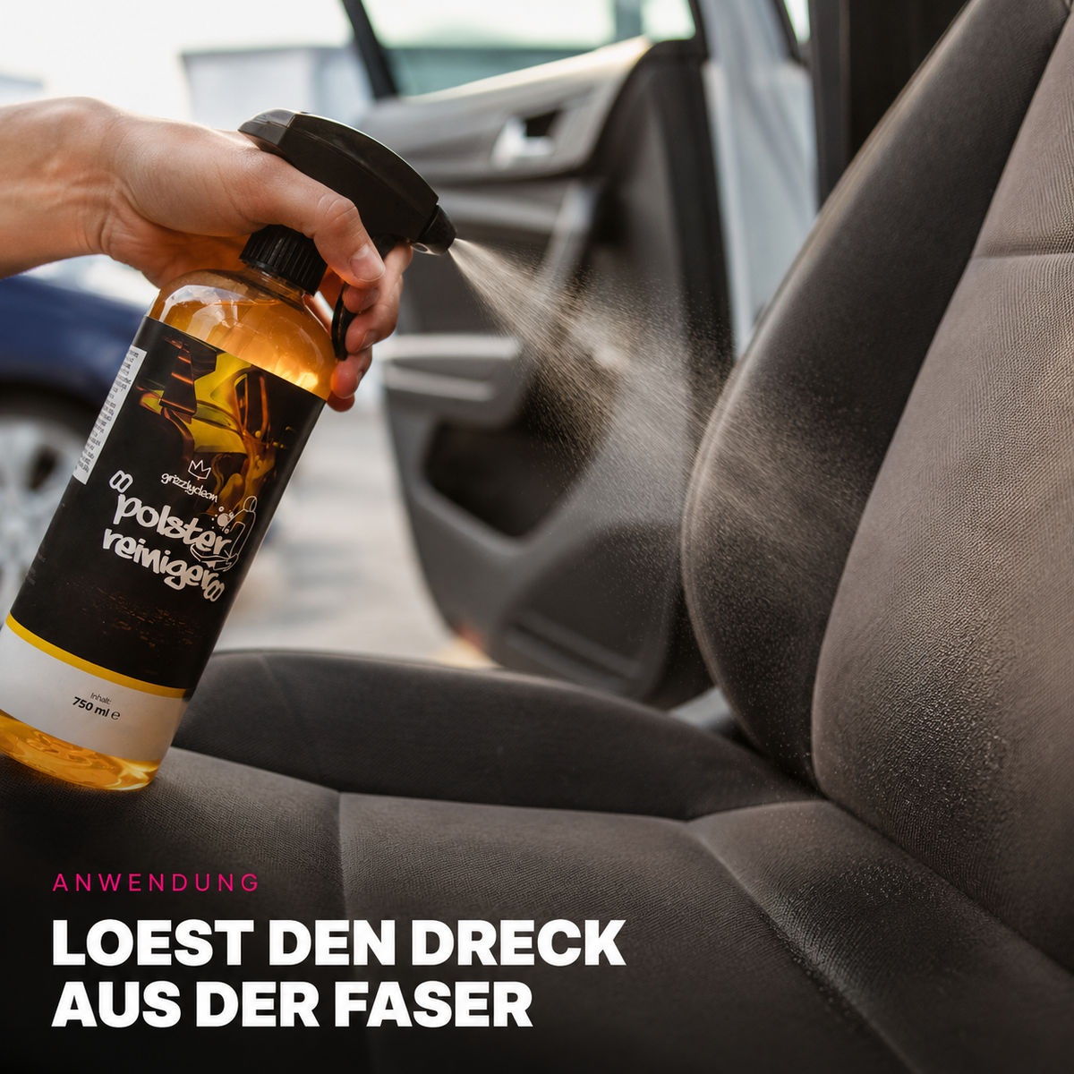 Polsterreiniger Auto – Autositze & Teppich reinigen ohne Ränder