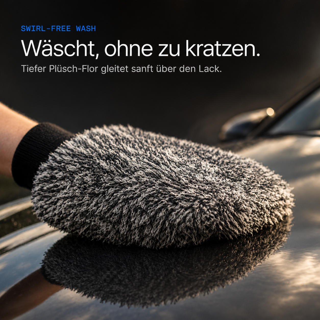 GrizzlyClean Mikrofaser Waschhandschuh