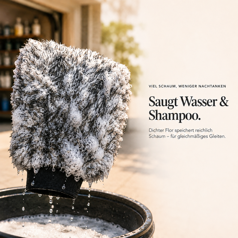 GrizzlyClean Mikrofaser Waschhandschuh