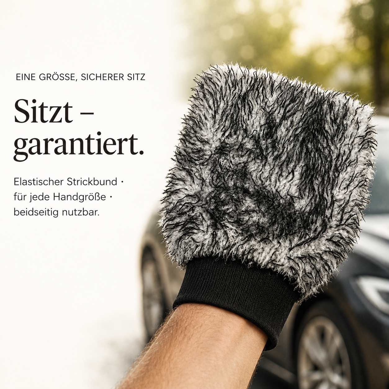 GrizzlyClean Mikrofaser Waschhandschuh