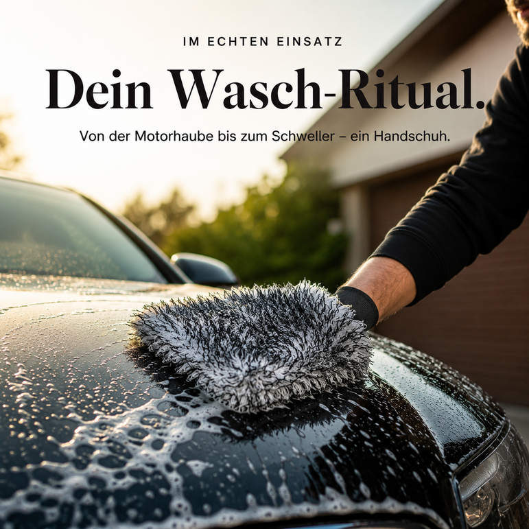 GrizzlyClean Mikrofaser Waschhandschuh