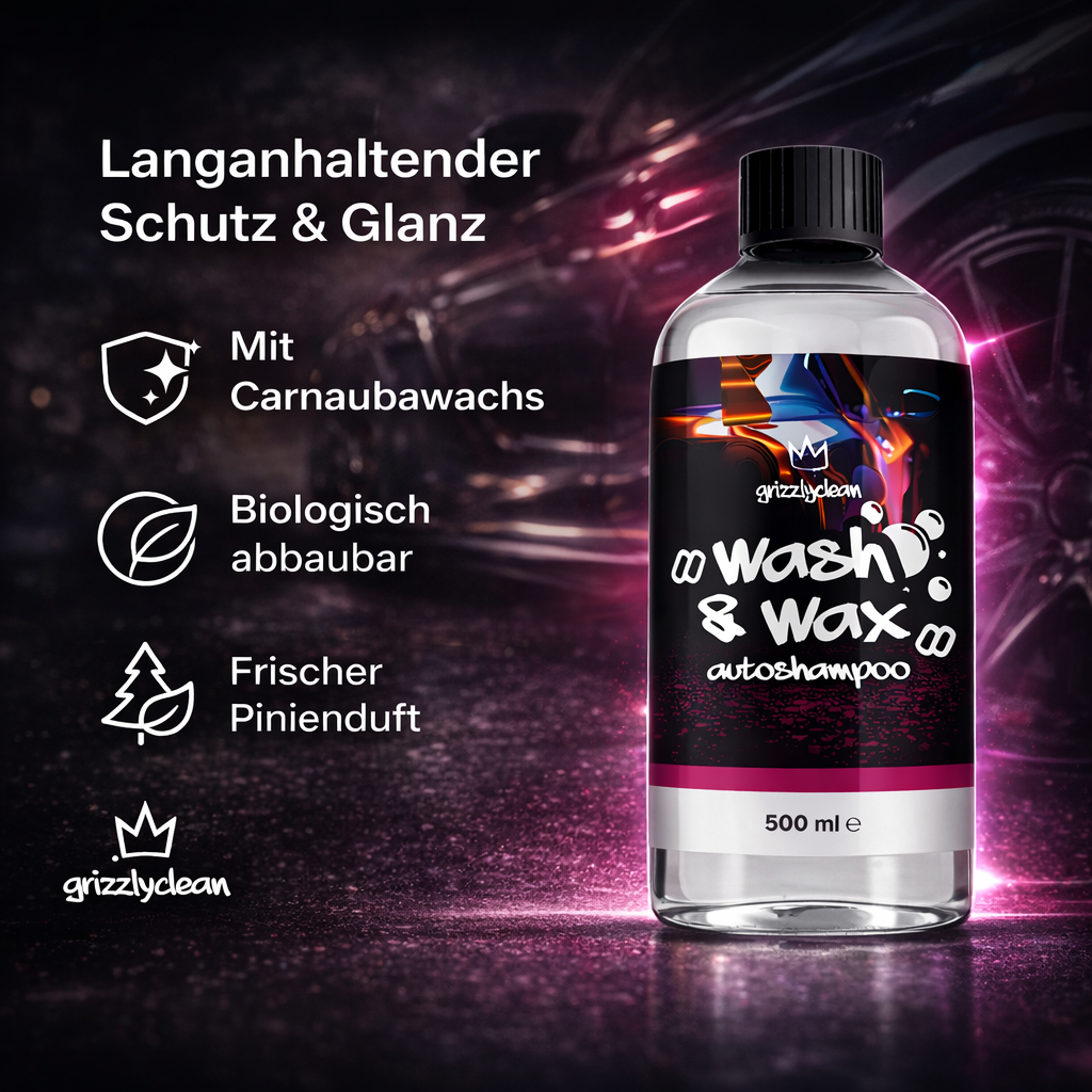 Autoshampoo mit Wachs