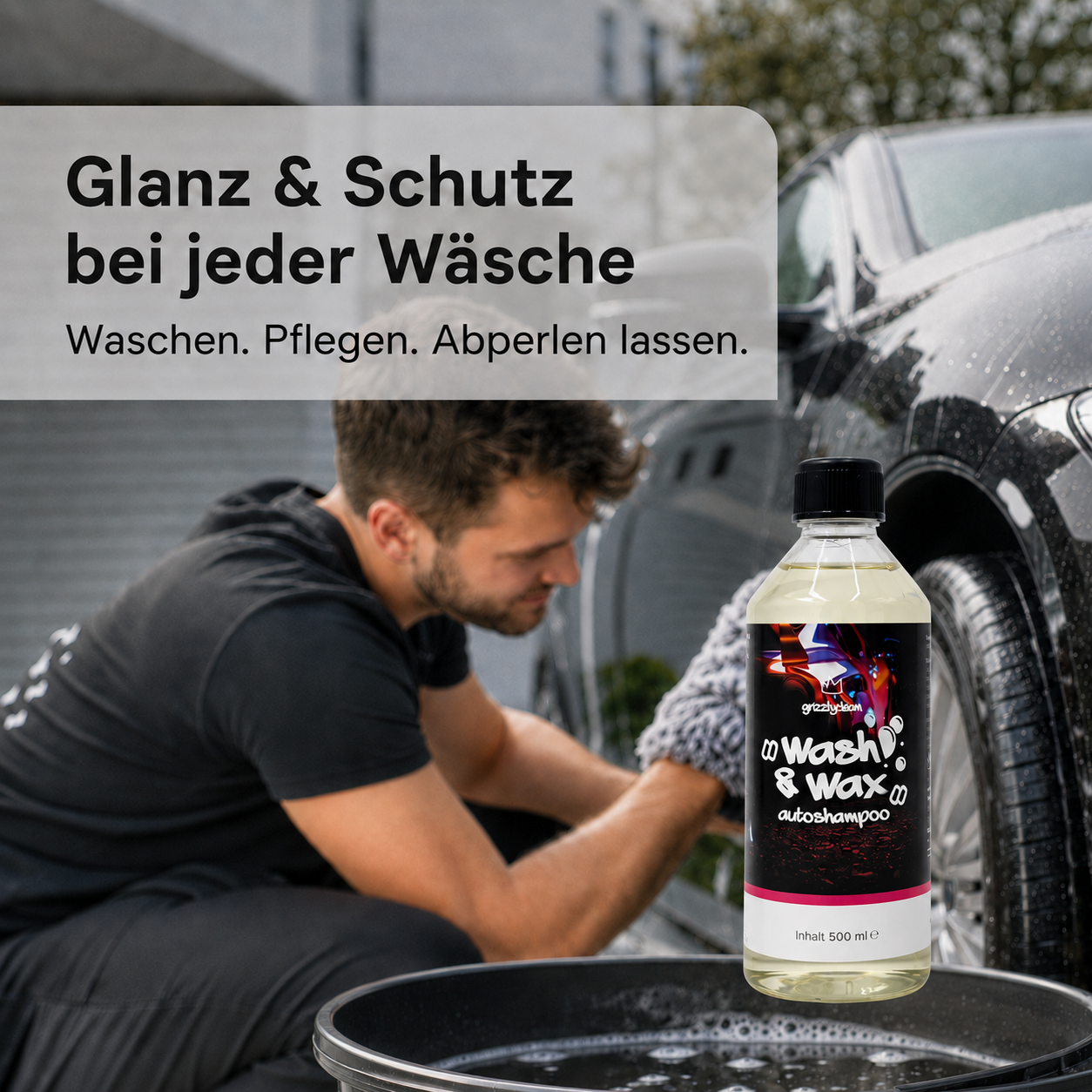 Autoshampoo mit Wachs – lackschonende Tiefenreinigung & Glanz in einem Gang